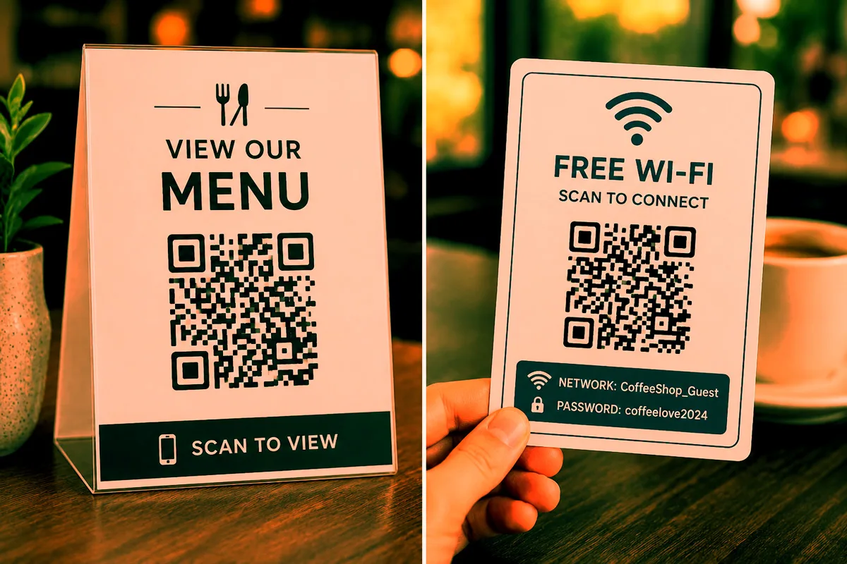 What can you create with a free QR code generator?